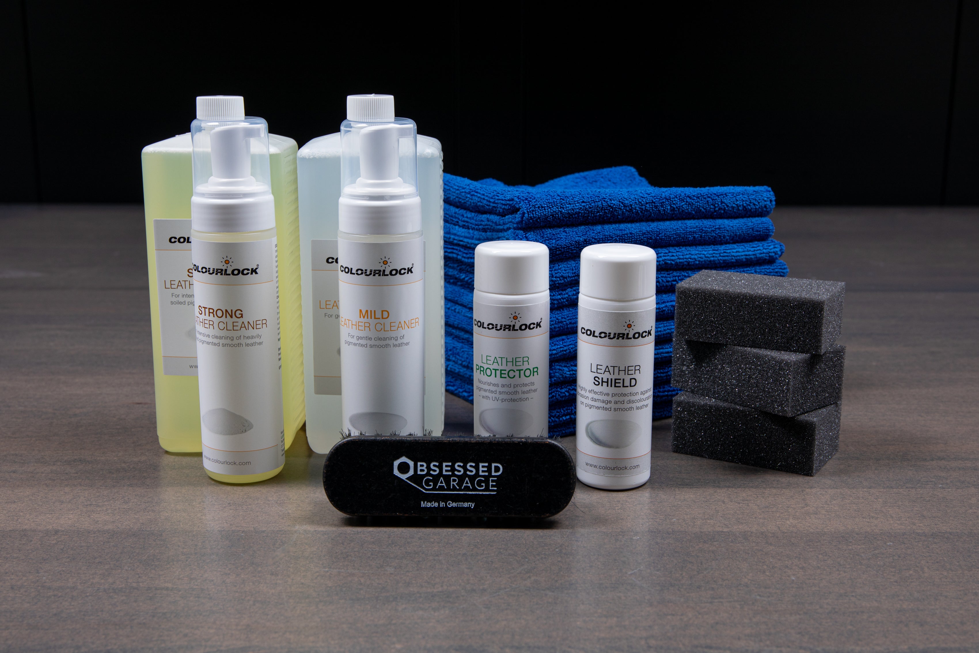 Premium Leather Care Kit for Shoes, Bags & Furniture - Conditioner, Cleaner & Protector - Perfect for Car Seats, Jackets & Accessories