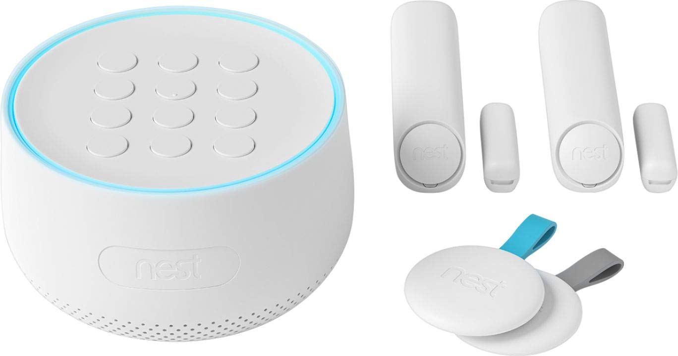 Secure Home Security & Alarm System Starter Kit with Guard, Motion Sensors & Tags - Wireless DIY Protection for House, Apartment & Office Safety