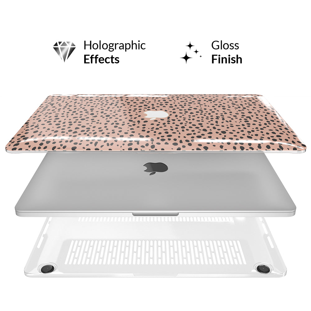 Spotted Nude Cheetah Print MacBook Pro Case - Stylish Protective Cover for MacBook Pro 13/14/15 Inch - Perfect for Work, Travel & School Accessories