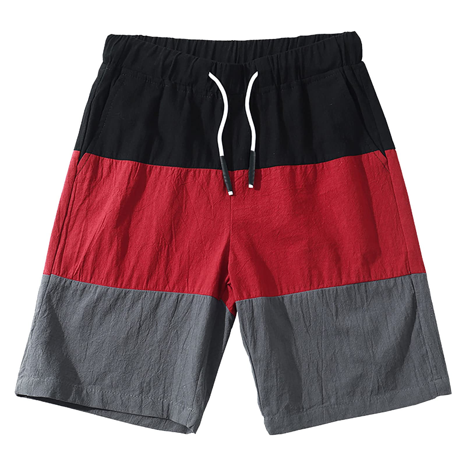 Men's Performance Tech Loose-Fit Shorts - Cotton Wrinkle-Free Relaxed Fit Casual & Athletic Shorts for Running, Exercise, Beach & Thanksgiving Outfits - Comfortable Fashion Jeans Shorts for Men & Women