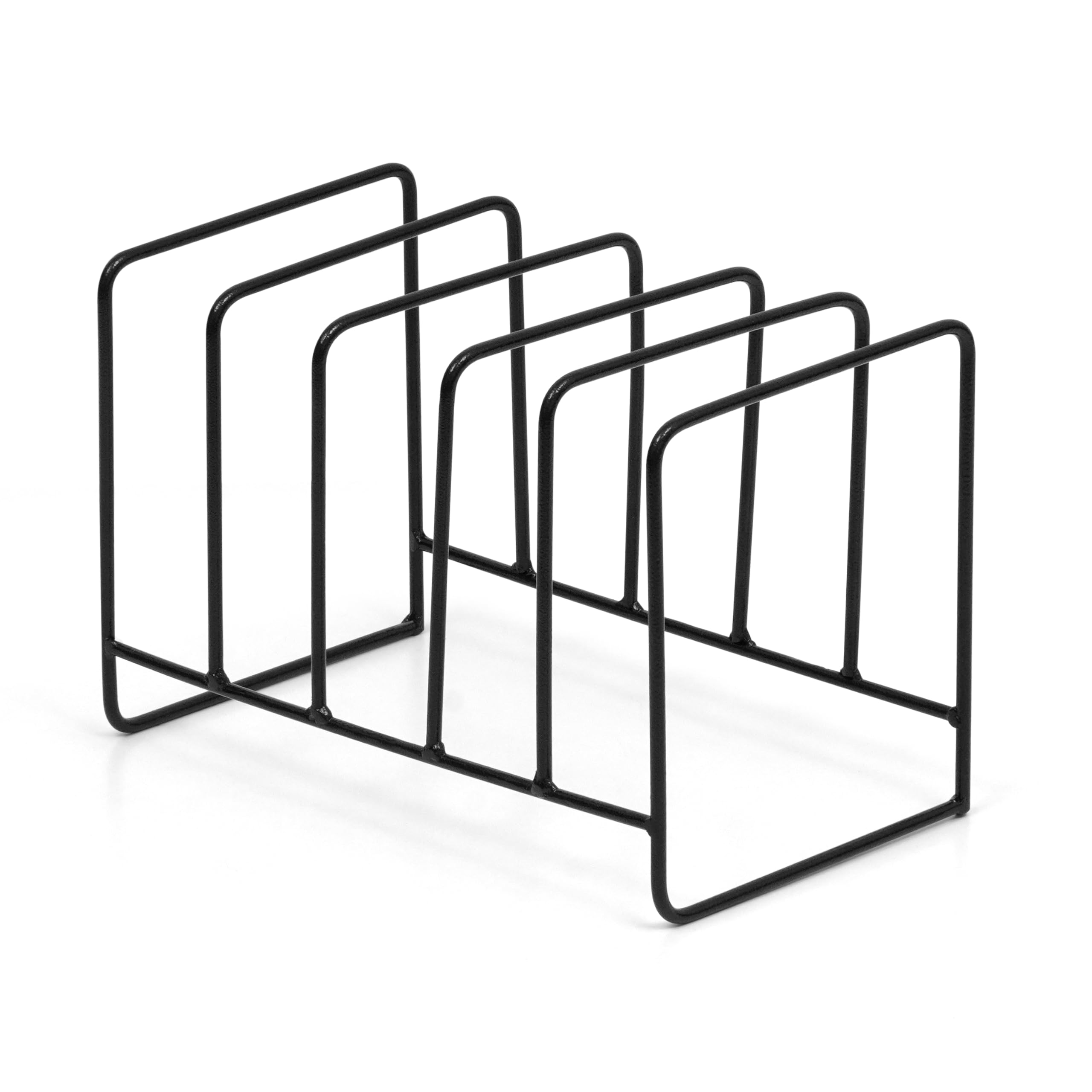 Livzing Metal Dish Rack - Over the Sink & Countertop Plate Drying Organizer with Pan/Lid Holder - Space Saving Kitchen Utensil & Chopping Board Storage - Perfect for Small Kitchens & Dining Areas (Black)