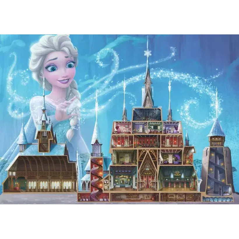 Disney Frozen Elsa PZ1000 Castle Building Set - Official LEGO-Compatible Toy for Kids & Collectors | Perfect for Birthday Gifts, Christmas Presents & Disney Fan Display