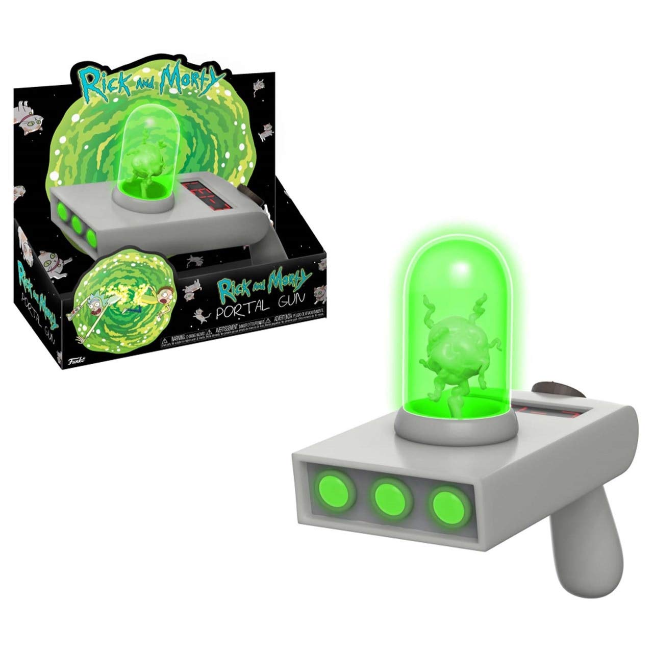 Funko Pop! Rick and Morty Portal Gun Replica - Collectible Action Figure for Fans, Gift for Sci-Fi Lovers | Perfect for Display, Cosplay, and Themed Parties