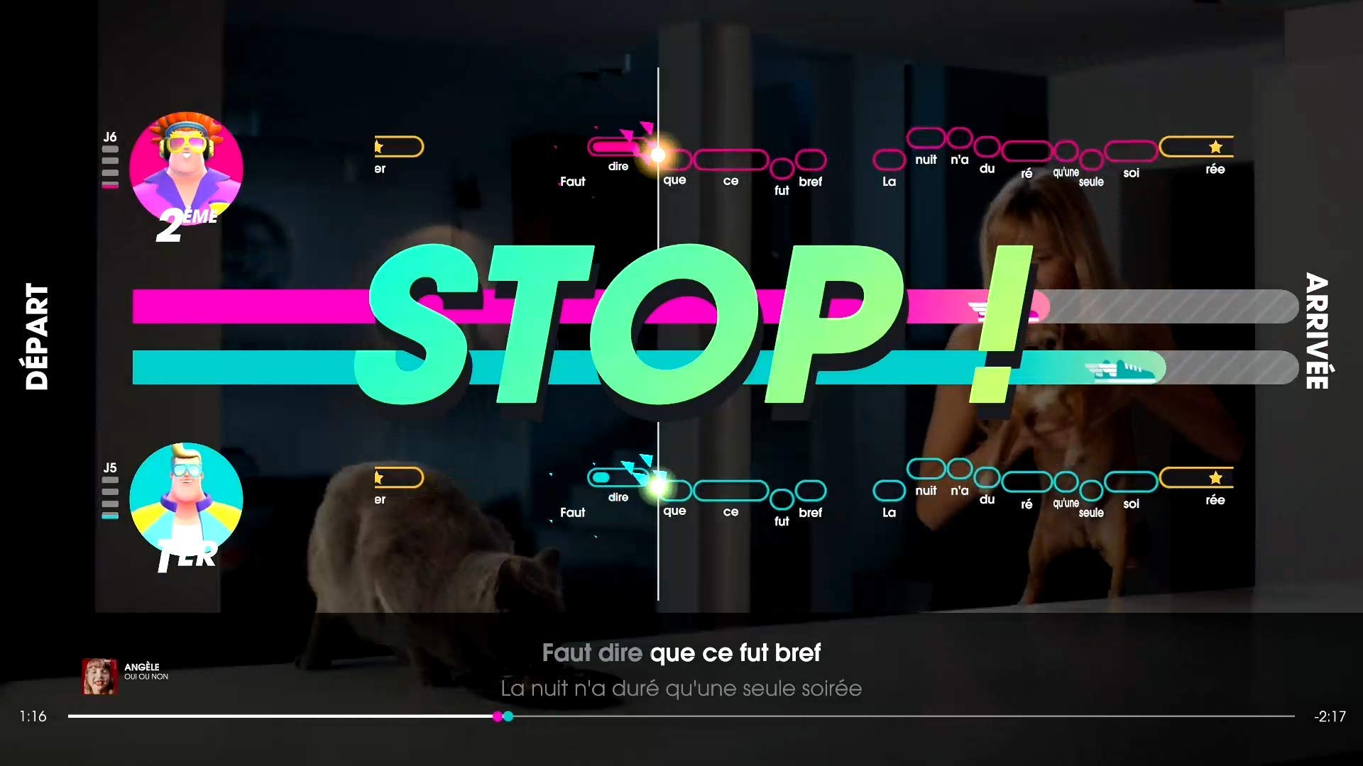 Lass Let's Sing 2021 French Hits with 2 Microphones - PS4 Karaoke Game for Parties & Family Fun