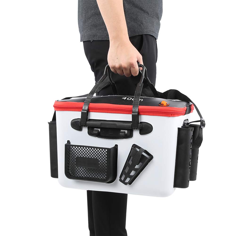Amonida 1705G Multifunctional Live Fish Bucket - Thickened Portable Fishing Tackle Box for Freshwater & Saltwater Fishing, Camping, Hiking - Perfect for Adults & Kids Outdoor Activities