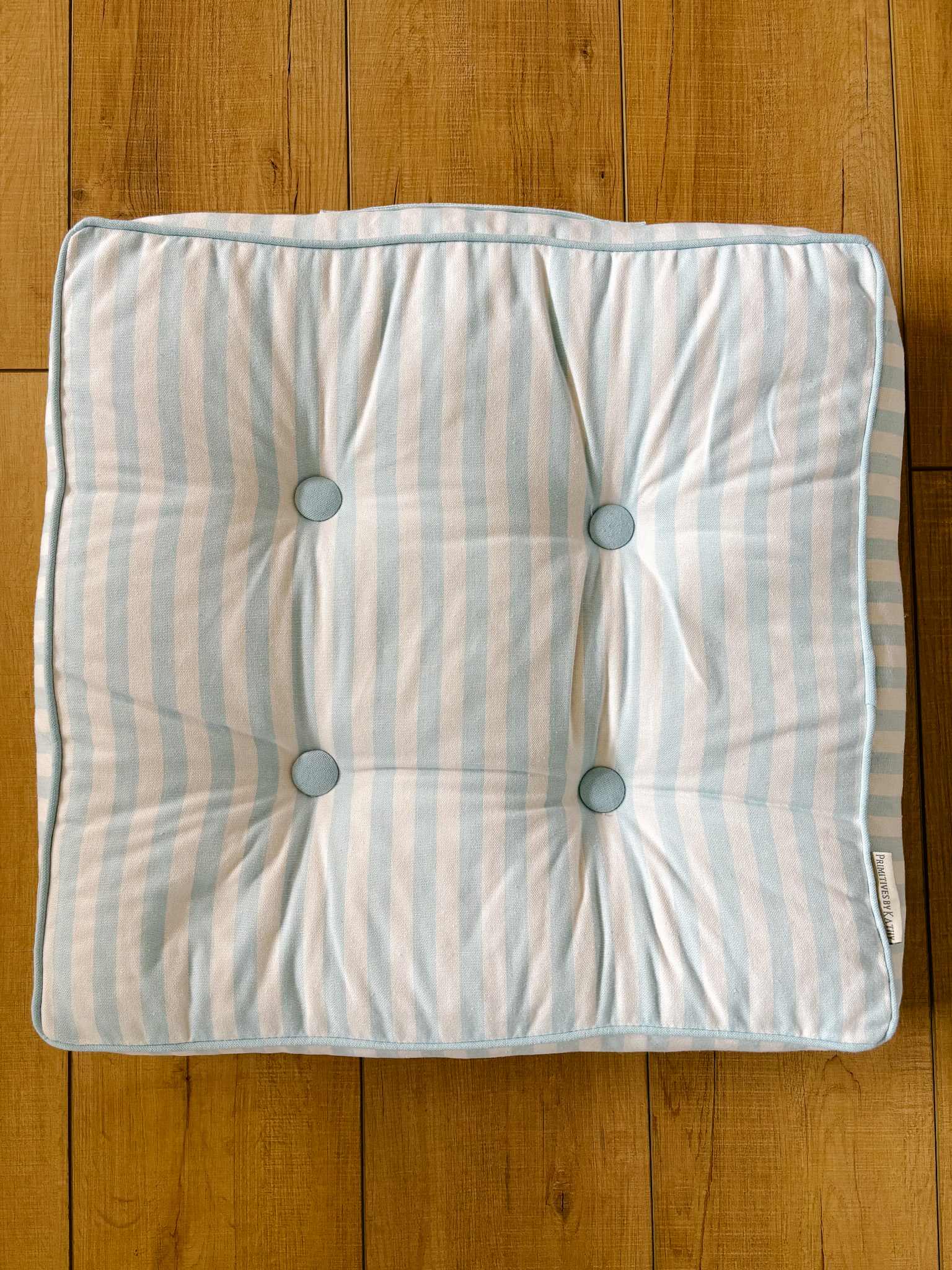 Kids Prayer Kneeler - Sky Blue Stripe Design for Comfortable Worship | Perfect for Church, Home & Sunday School Devotions