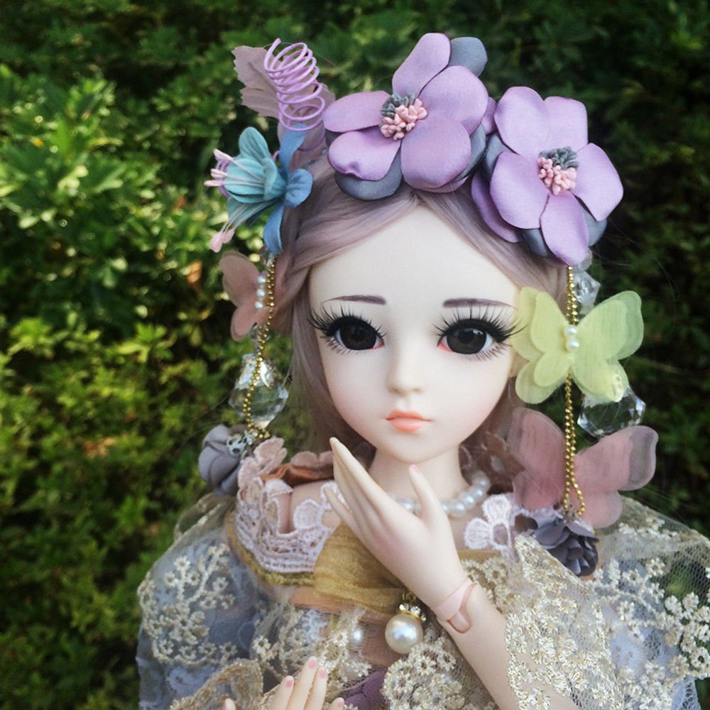 1/3 BJD Doll Ball Jointed Doll 24in Princess SD Doll with Makeup & Full Accessories (Carina) - Perfect for Collectors, Photography, and Cosplay