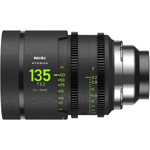 NiSi ATHENA PRIME 135mm T2.2 Full Frame Cine Lens for Mirrorless Cameras - Perfect for Cinematic Filmmaking, Portrait Photography & Low-Light Shooting