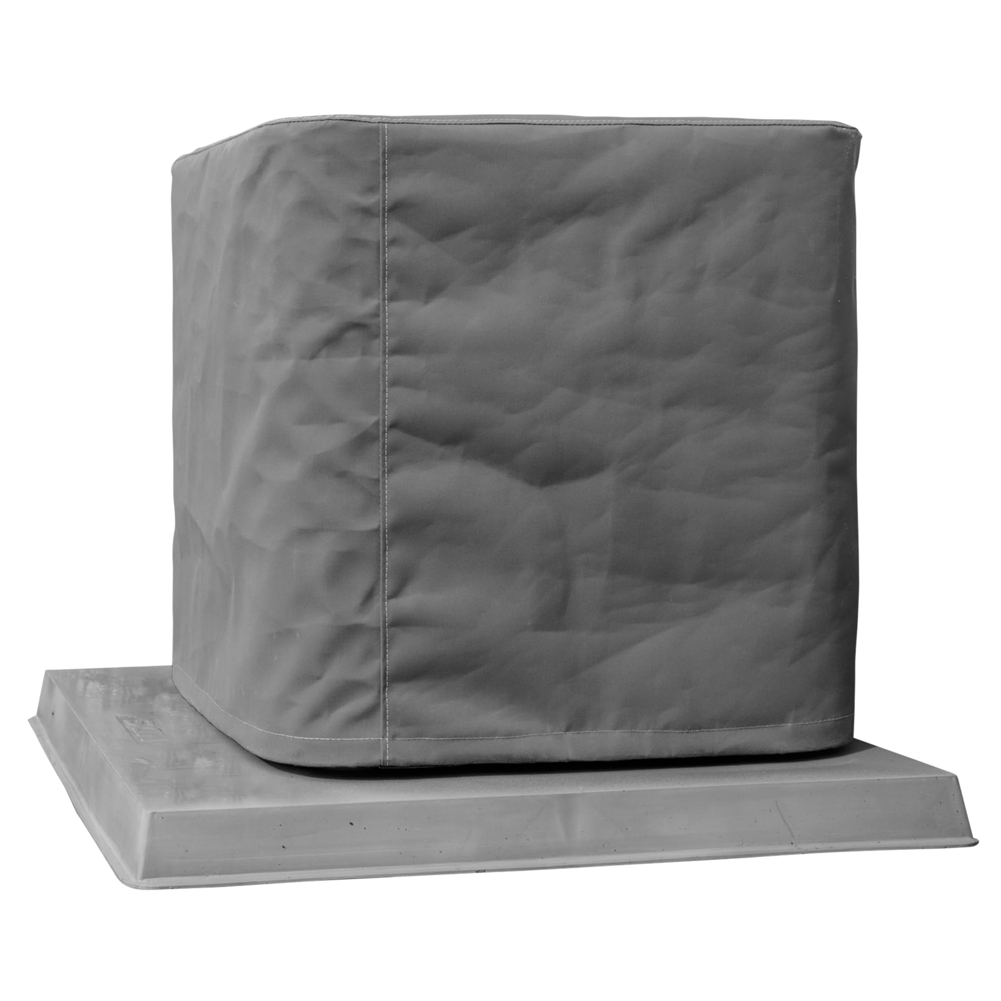 Premium Waterproof Outdoor Air Conditioner Cover - All-Weather Heavy Duty Canvas AC Protector (24x24x24 Inches, Charcoal Gray) - Made in USA with 20-Year Warranty - Perfect for Home, RV & Seasonal AC Unit Protection