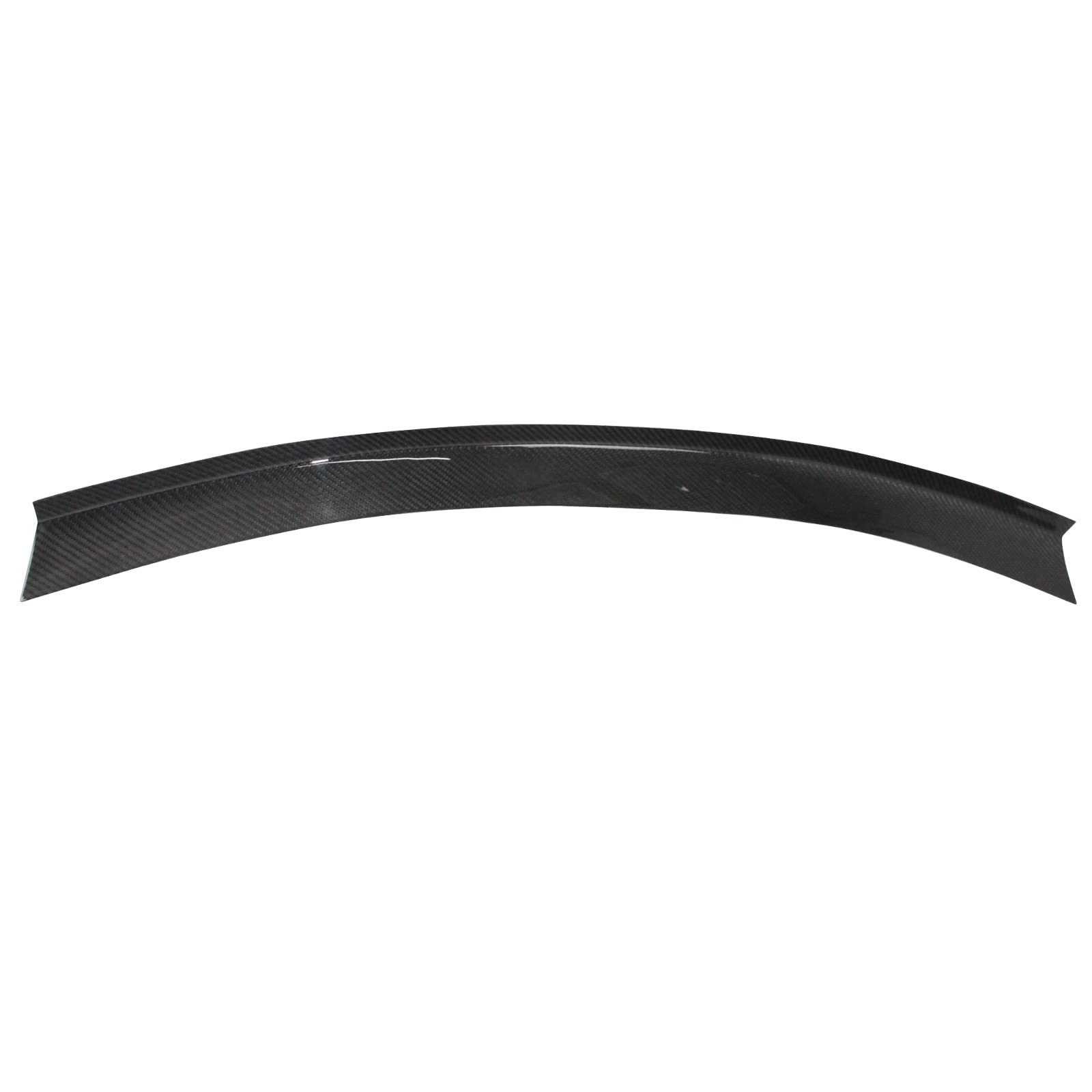 IKON MOTORSPORTS Real Carbon Fiber Rear Trunk Spoiler Extension Lip - Compatible with 2016-2021 Honda Civic (2017 2018 2019 2020 Models) - Gurney Flap Style for Enhanced Aerodynamics & Sporty Look - Perfect for Car Enthusiasts & Performance Upgrades