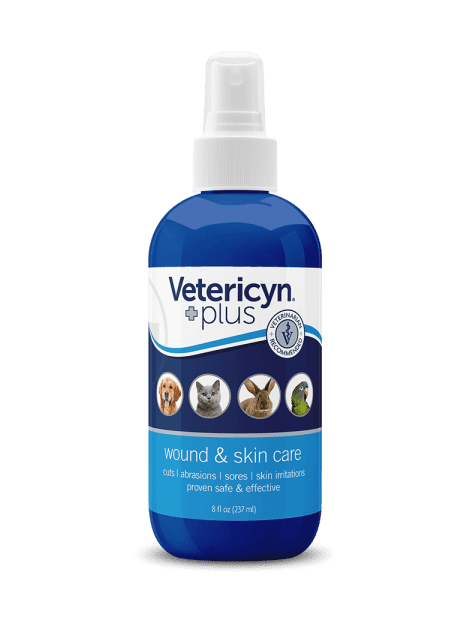 Vetericyn Antimicrobial Wound & Skin Care Spray for Dogs & Cats - Fast Healing Solution for Cuts, Scrapes & Hot Spots - Perfect for Pet First Aid Kits & Home Treatment