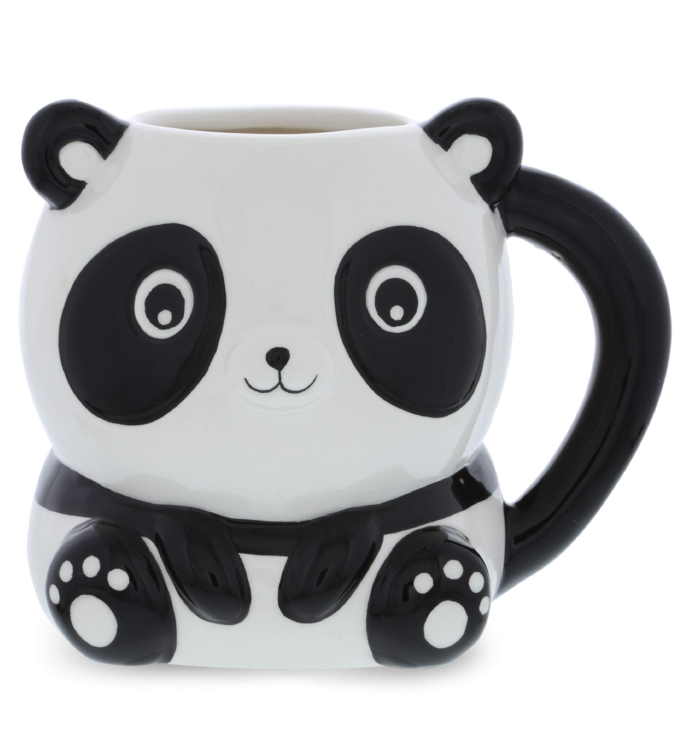 Cute Panda Coffee Mug for Women & Men - 17oz Ceramic Cup for Hot/Cold Drinks - Perfect Gift & Office Use