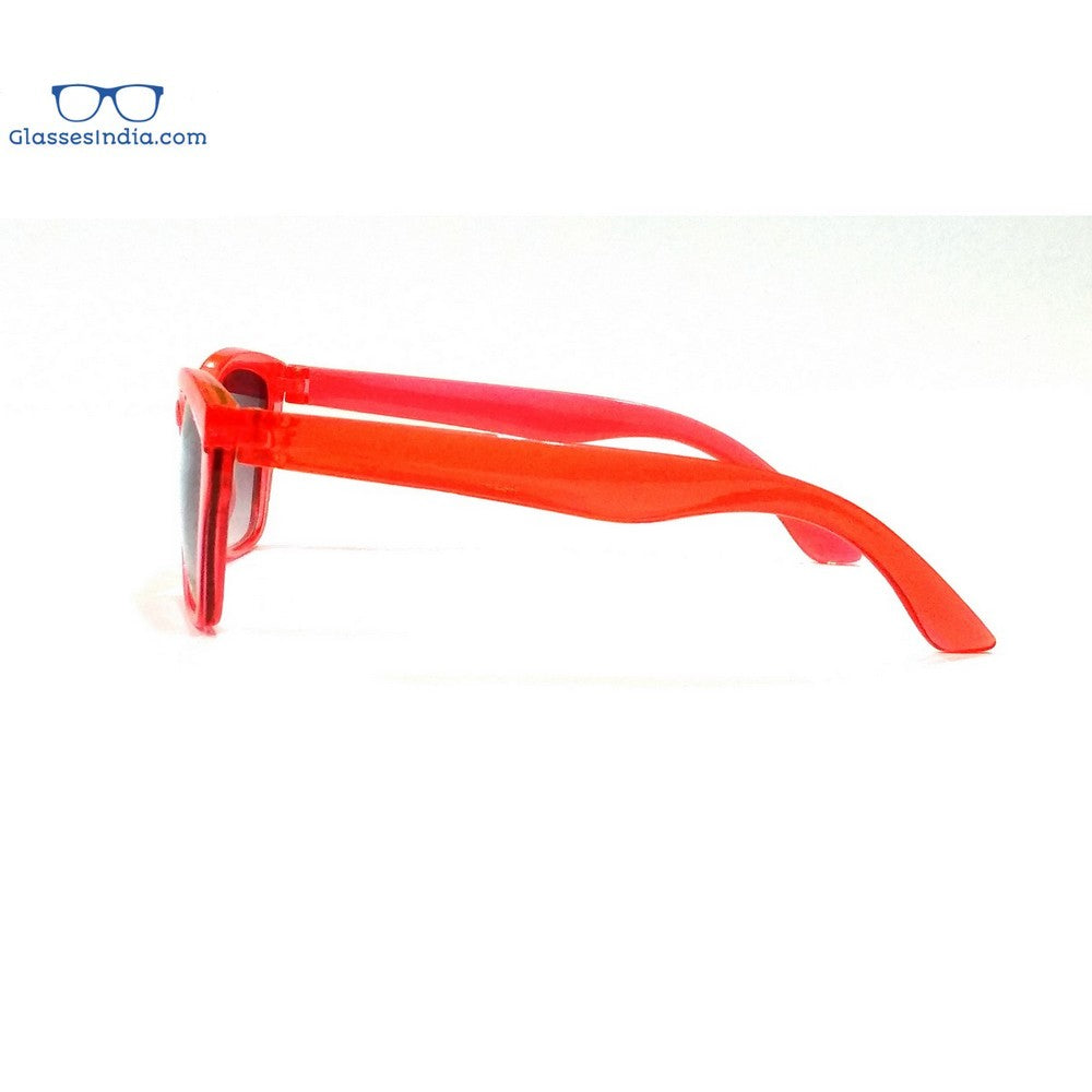 Stylish Red Kids Fashion Sunglasses TKS003 - UV Protection, Lightweight & Durable - Perfect for Outdoor Play, Beach Trips & Summer Activities