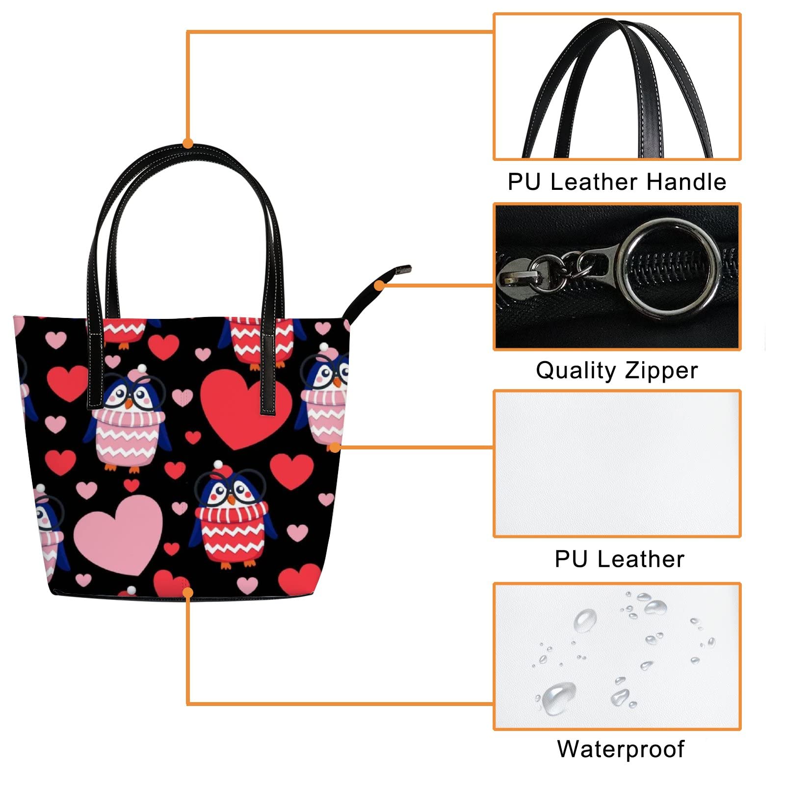 Premium Genuine Leather Crossbody Handbags for Women - Stylish Work Tote & Everyday Purse - Perfect for Office, Travel & Casual Outings