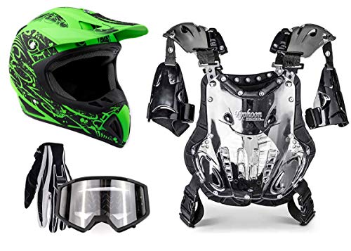 Green Splatter w/ Black Gloves & Goggles