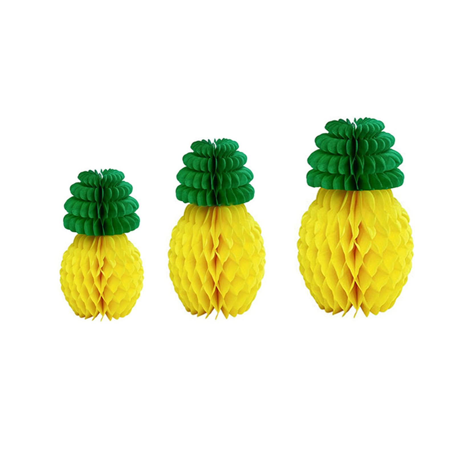 Colorful Honeycomb Paper Pineapple Lantern Ball - Hanging Home Decor for Party, Wedding, Baby Shower & Tropical Theme Decoration (Multicolor, One Size)