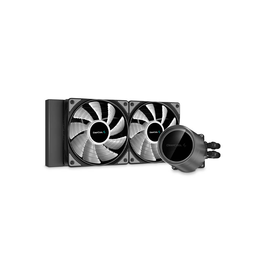 Deepcool Castle 240EX A-RGB V2 All-in-One Liquid CPU Cooler - 240mm Radiator with Addressable RGB Lighting for Gaming PC & Workstation Cooling