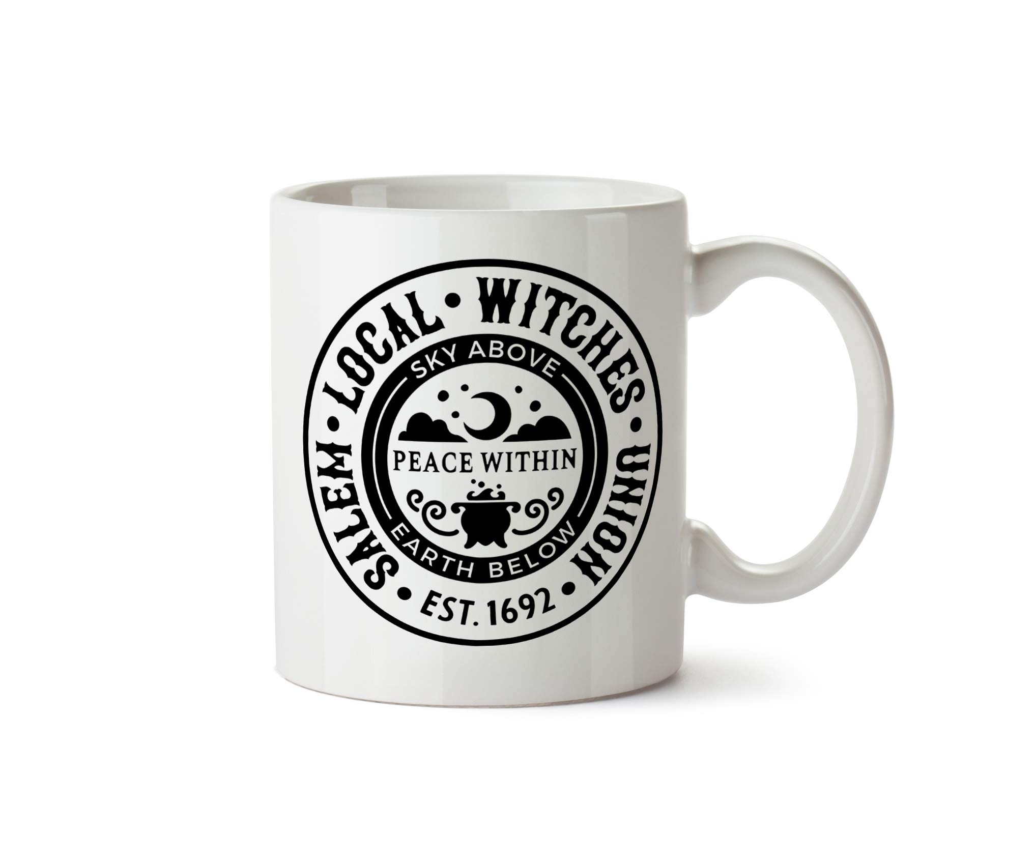 Delicious Accessories Salem Witches Union Sky Above Earth Below Wiccan Gift Coffee Tea Mug 11 Ounce - Perfect for Wiccan Rituals, Tea Ceremonies, and Cozy Coffee Breaks