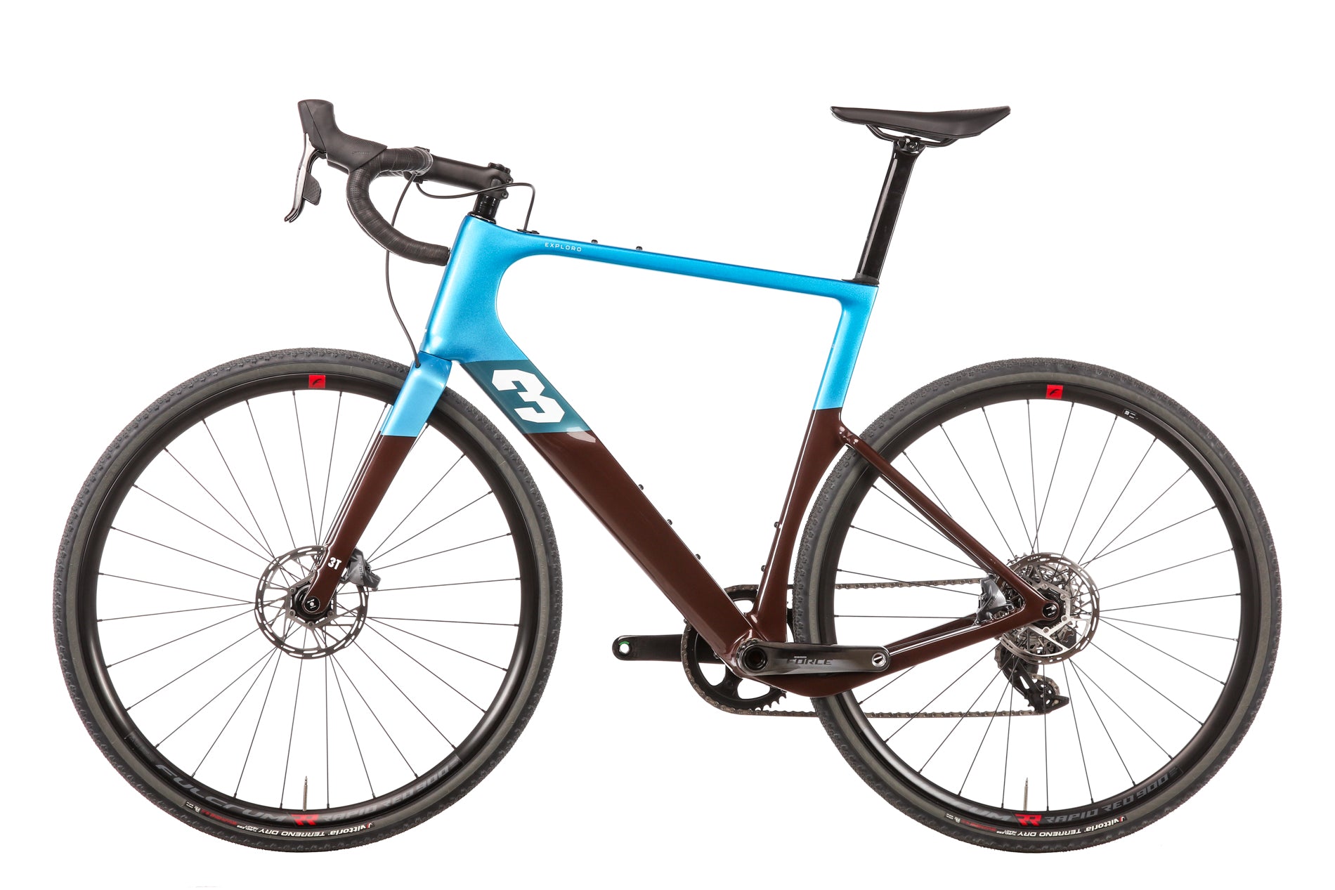 3T Exploro RaceMax Gravel Bike 2023 - 58cm Carbon Frame, Lightweight & Durable for Off-Road Adventures | Perfect for Gravel Racing, Bikepacking & Trail Riding