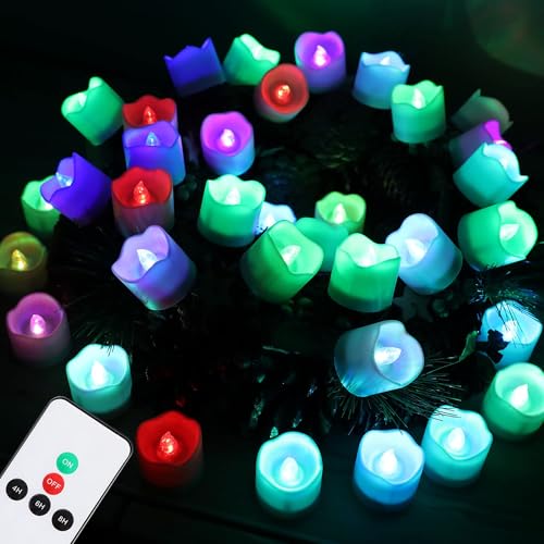white base,multi color light