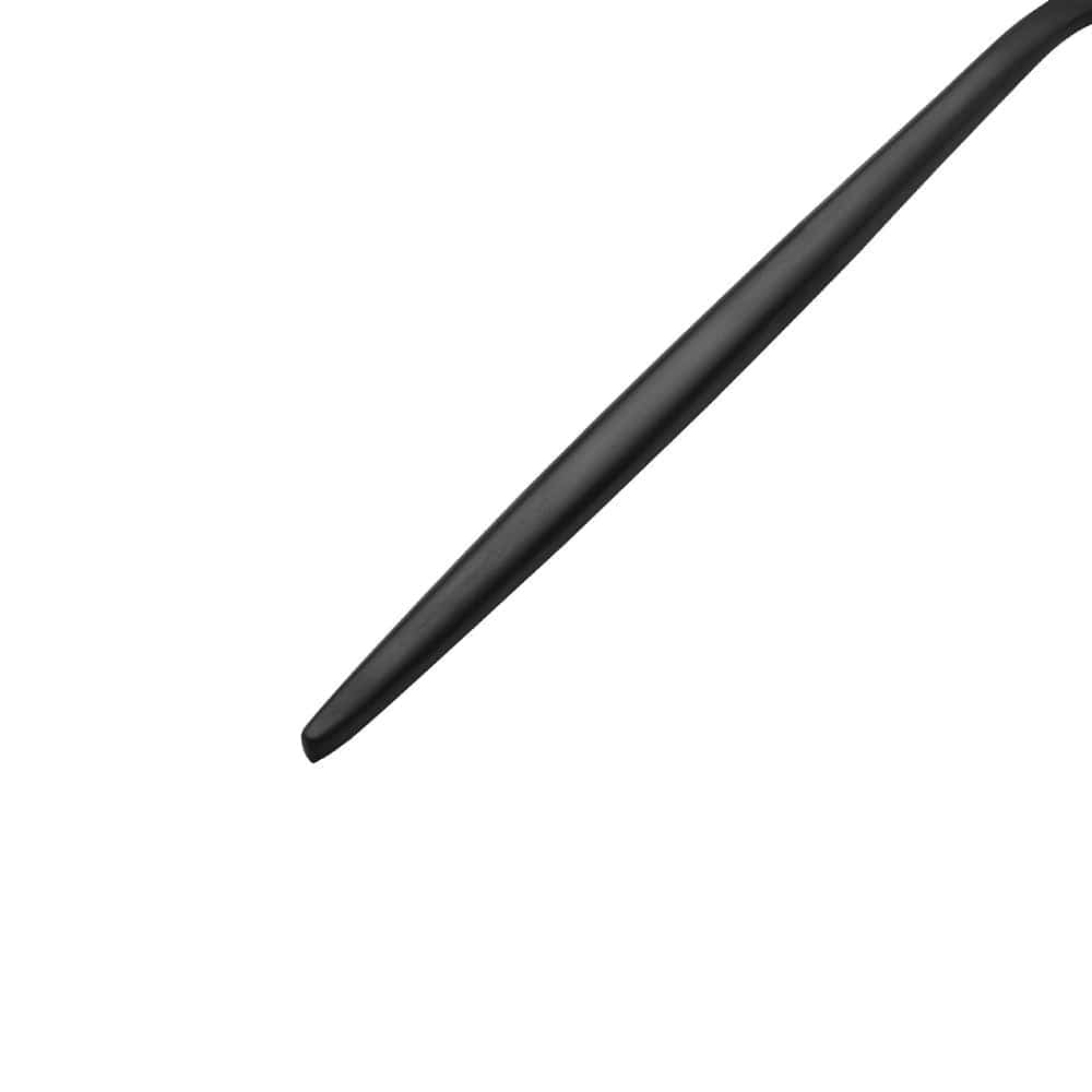 Premium Black Chopsticks and Spoon Set - Elegant Dining Utensils for Sushi, Asian Cuisine & Home Kitchen Use