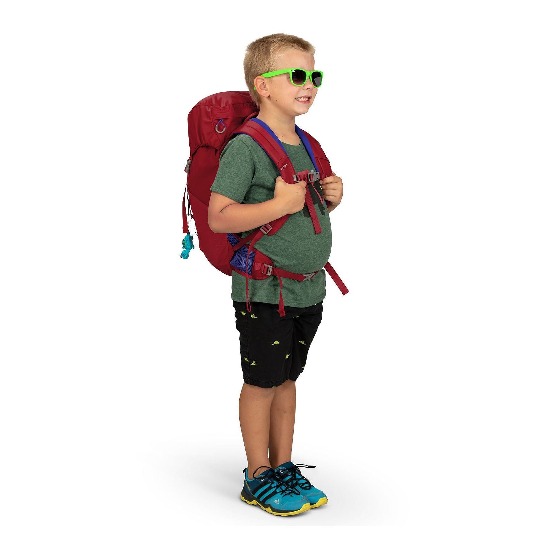 Osprey Jet 18 Kids Hiking Backpack for Boys & Girls Ages 8-14 - Lightweight School & Outdoor Adventure Daypack for Camping, Travel & Hiking