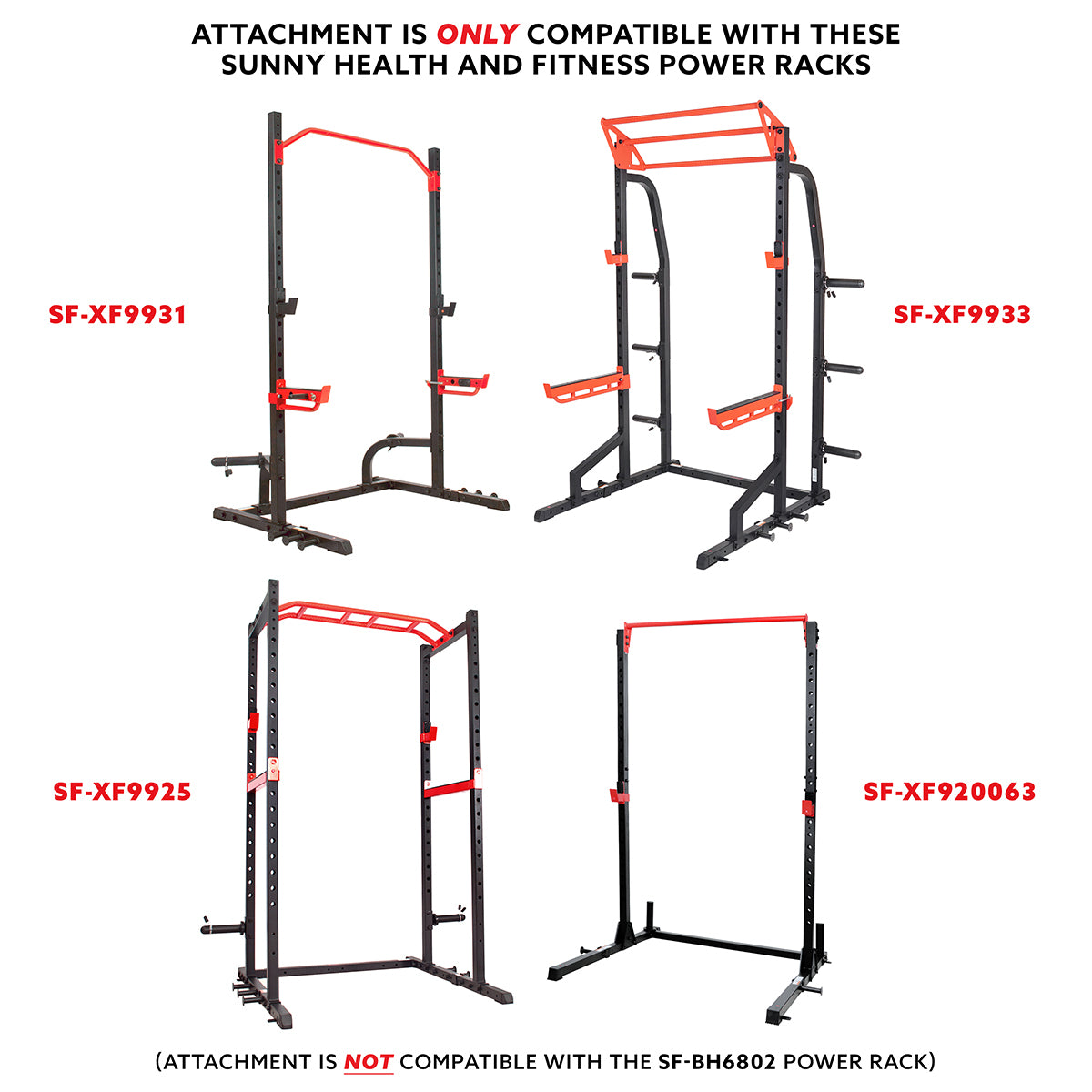 Heavy Duty U Link Attachment for Power Racks & Cages - Secure Weightlifting Equipment Connector for Home Gym & CrossFit Training