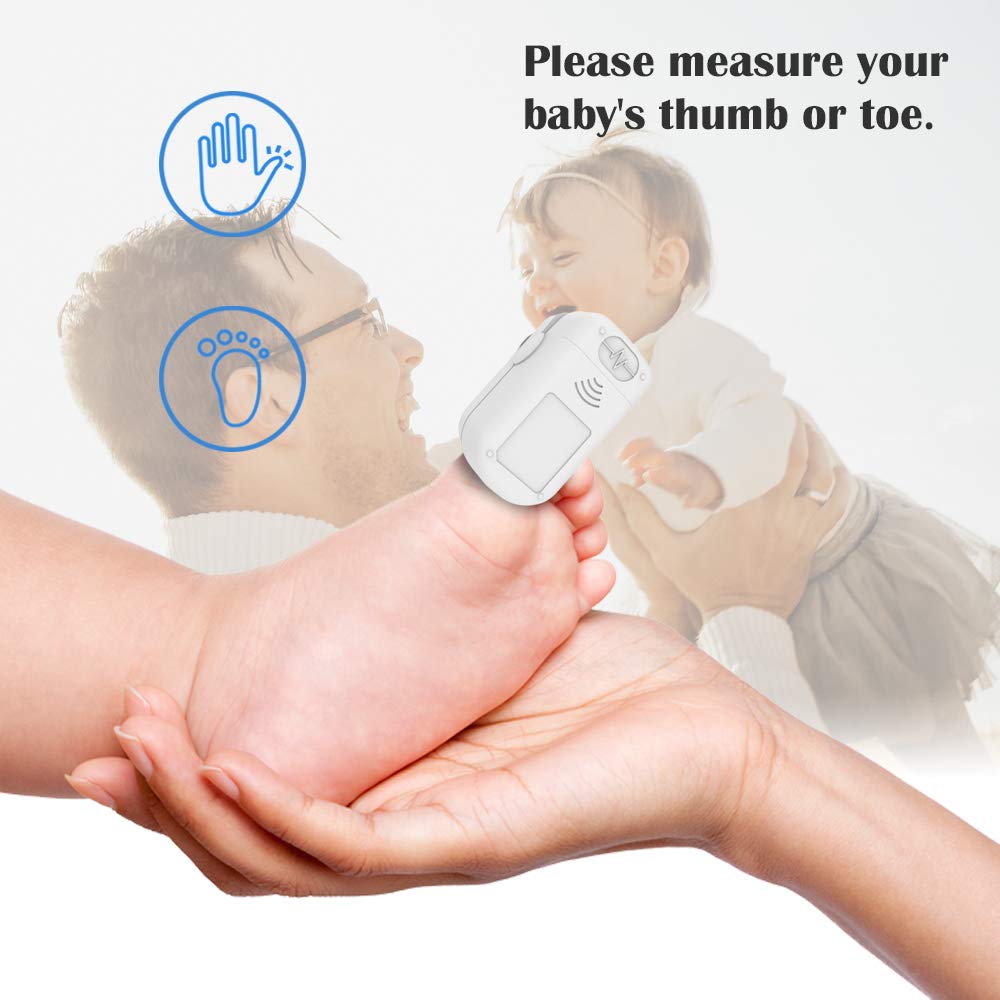 Pulse Oximeter for Adults - Fingertip Blood Oxygen Monitor with OLED Display, SpO2 & Heart Rate Tracking - Includes Carrying Case, Batteries & Lanyard - Perfect for Home Use, Travel & Fitness Monitoring