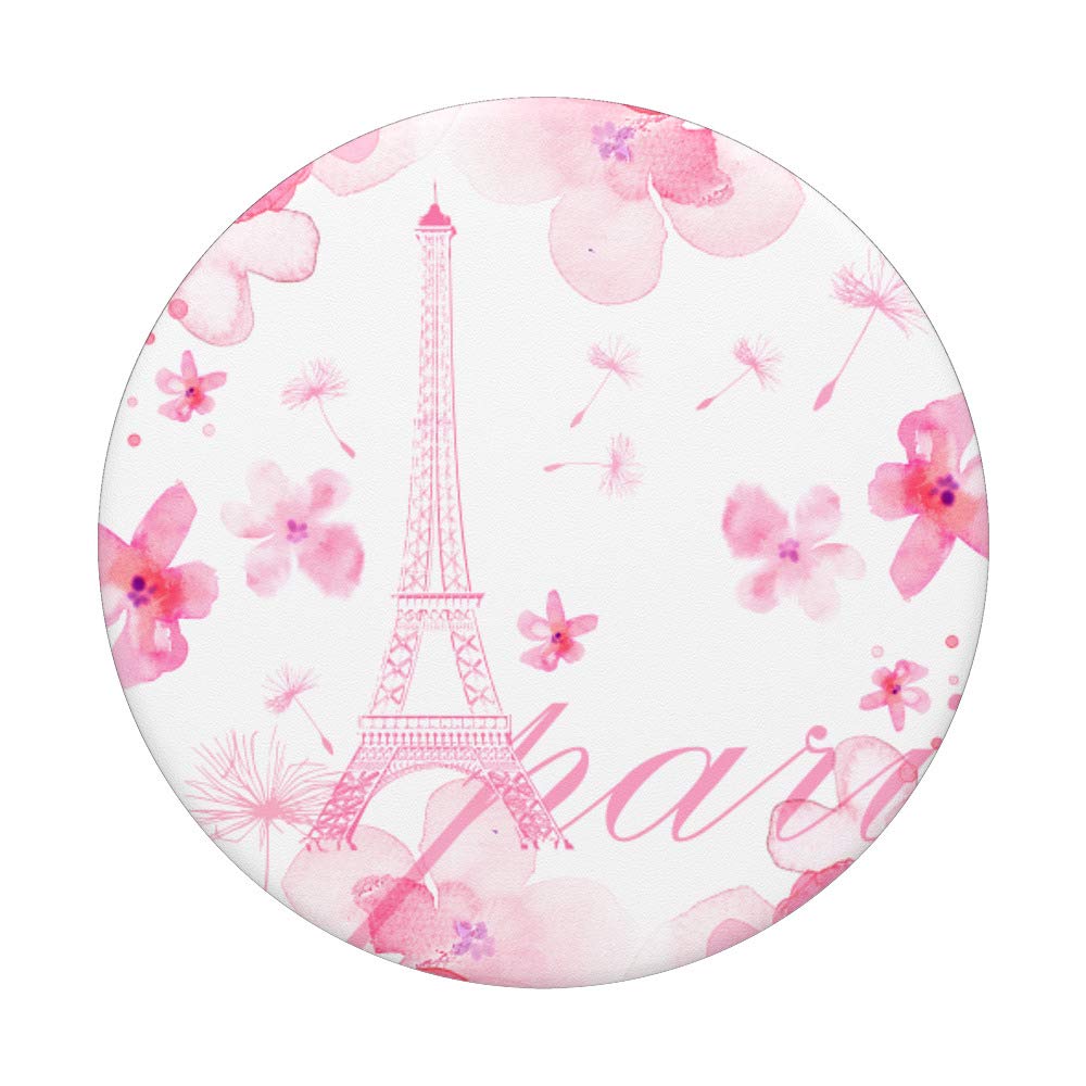 Paris in Pink Spring Flowers - Floral Wall Art Decor for Home, Office & Gifts | Perfect for Living Room, Bedroom & Wedding Decorations