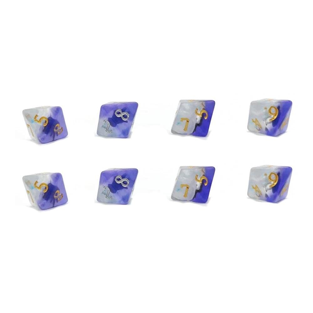 Sirius D8 Dice Set for Healing Hands - Premium 8-Sided Dice for Tabletop RPGs, D&D, and Board Games - Perfect for Gamers, Collectors, and Therapy Sessions