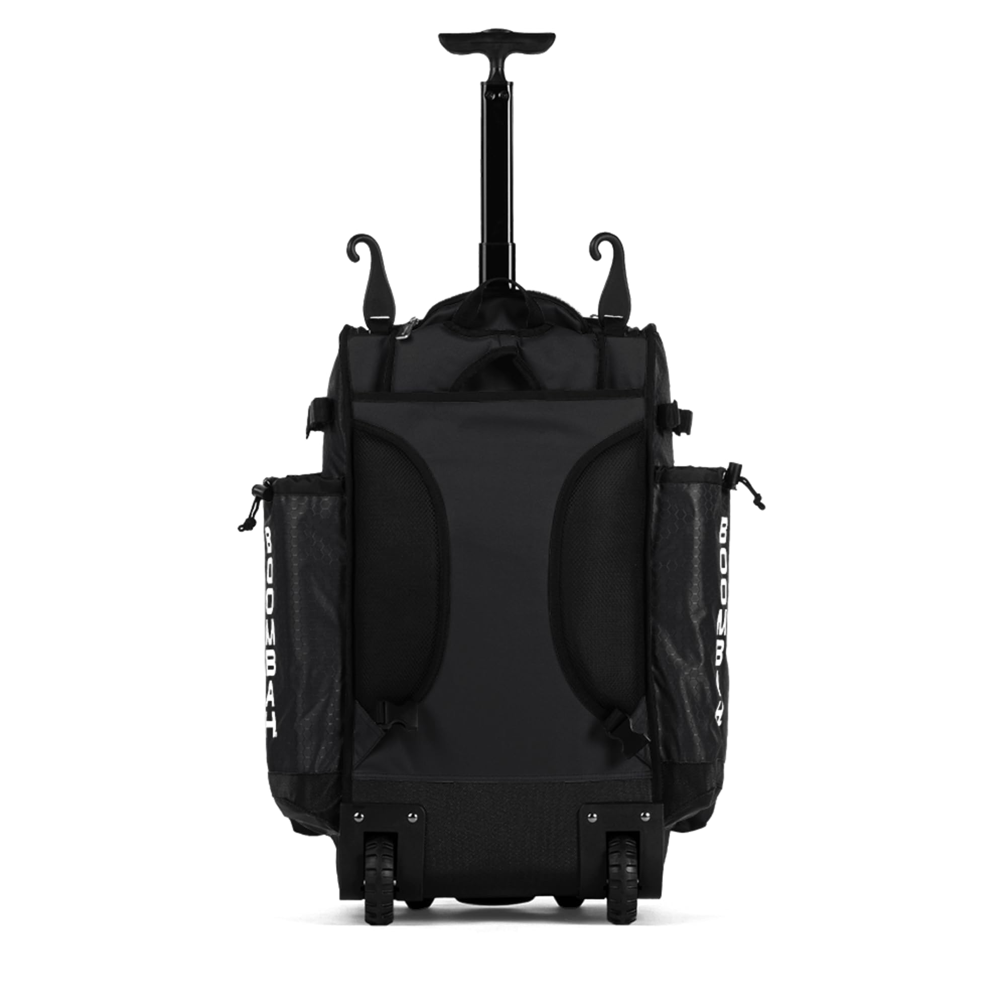 Boombah Superpack Hybrid Rolling Bat Bag - Wheeled & Backpack Baseball Equipment for Travel & Games | Durable Sports Gear for Players & Teams