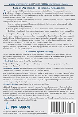 California Dreaming: Solutions for America's Public Pension Crisis | Government Finance Reform Guide | Retirement Planning & Policy Analysis