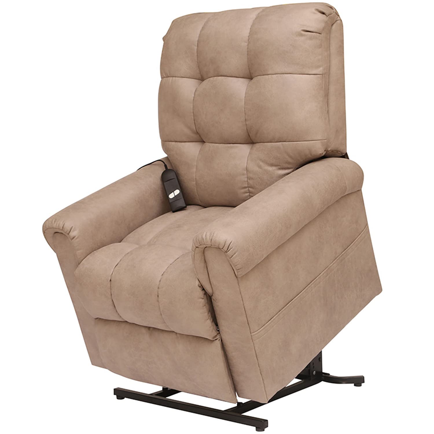 YUTAO Power Lift Recliner Chair for Elderly - Electric Massage & Heating Faux Leather Reclining Sofa - Perfect for Living Room, Home Theater & Senior Comfort