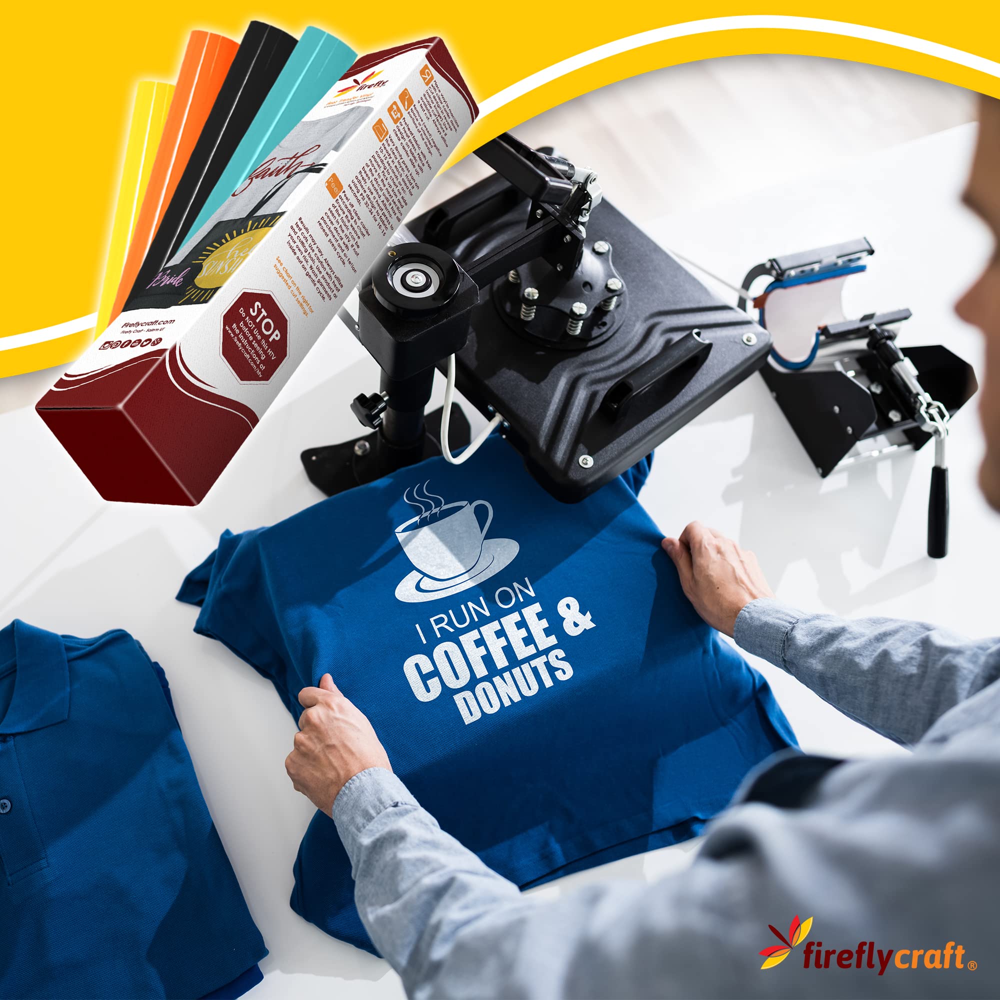 Red Heat Transfer Vinyl (HTV) Sheets - 12