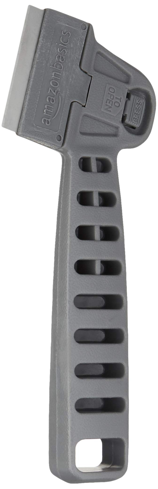 Amazon Basics Men's Razor Knife - Stainless Steel Utility Knife with Retractable Blade for DIY, Crafting, and Home Improvement Projects