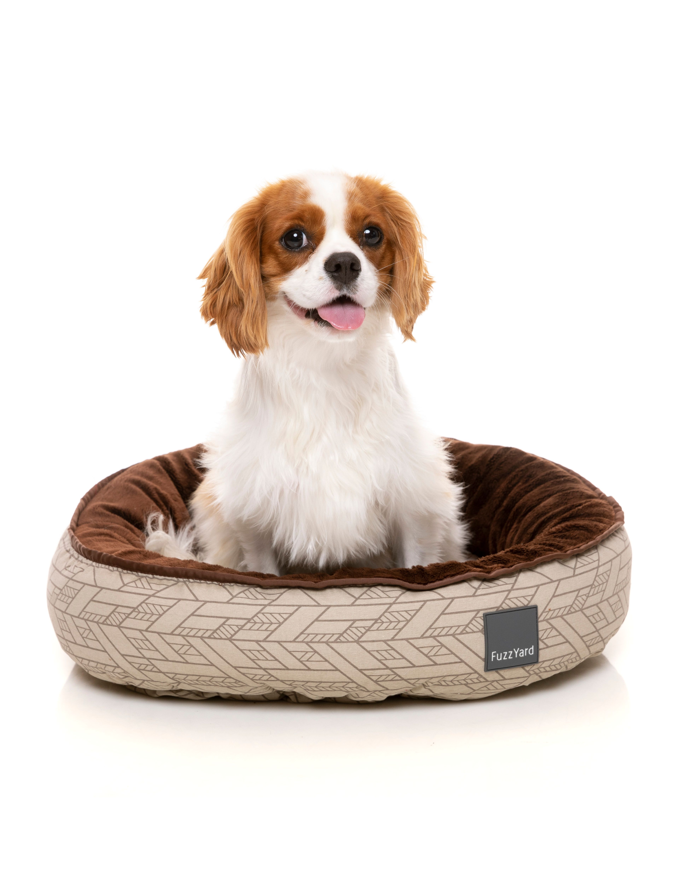 FuzzYard Reversible Pet Bed for Dogs & Cats - Soft Washable Dog Bed & Cat Bed with Non-Slip Bottom, Wilshire Collection (Small/Medium/Large) - Perfect for Living Room, Bedroom & Pet Travel