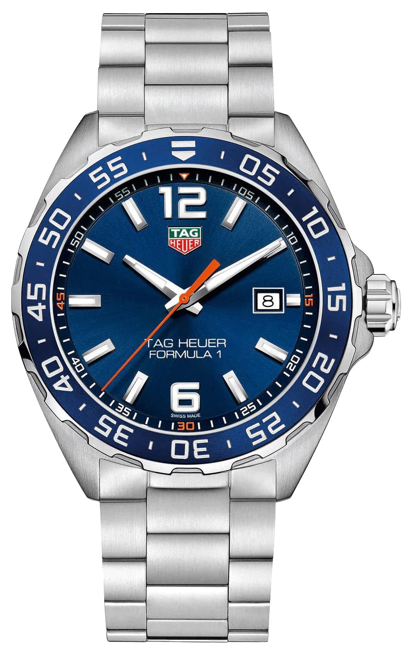 Tag Heuer Formula 1 Men's Chronograph Watch WAZ1010.BA0842 - Stainless Steel, Water Resistant, Swiss Luxury Timepiece for Business, Sports & Formal Occasions