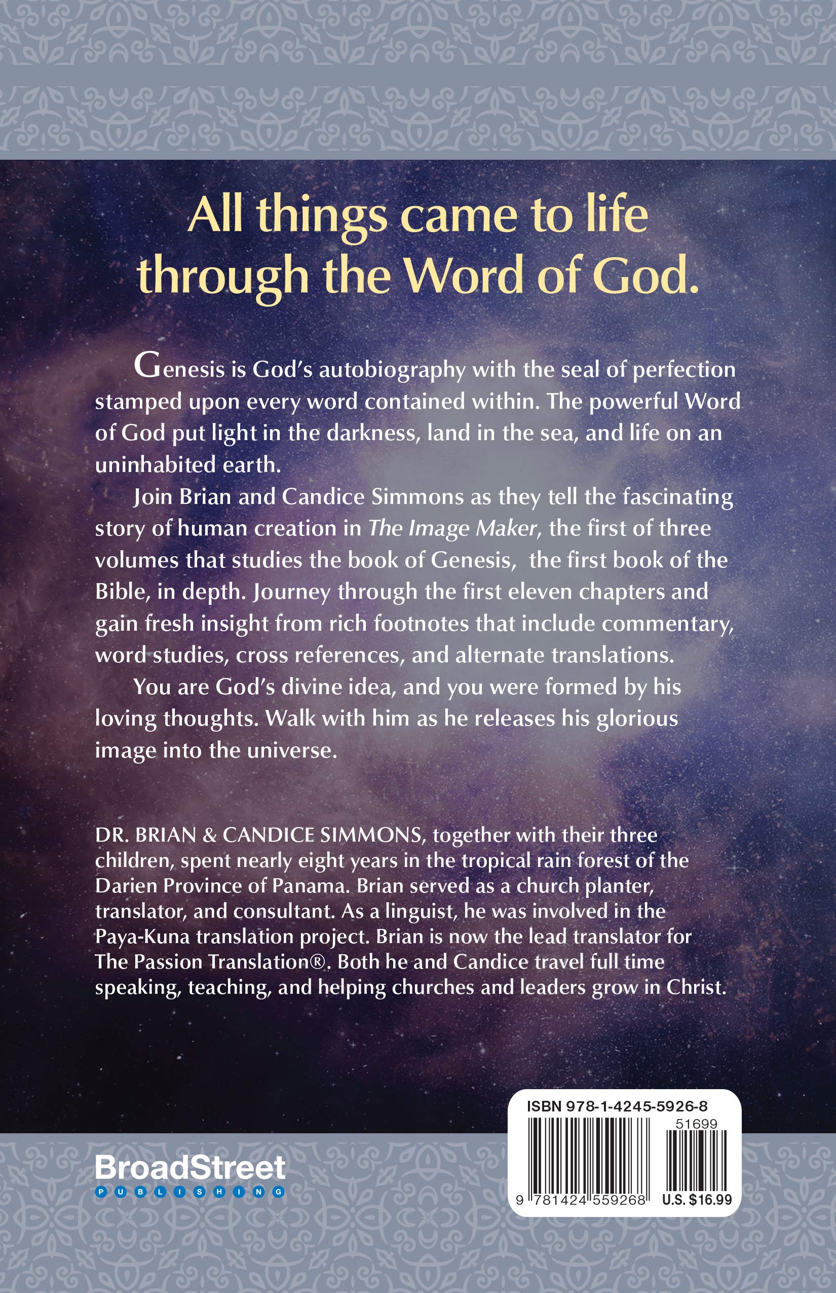 The Image Maker Devotional Commentary: Dust and Glory (Passion Translation, Paperback) – Volume 1 of 3 Bible Study Series | Daily Devotional for Spiritual Growth & Biblical Reflection