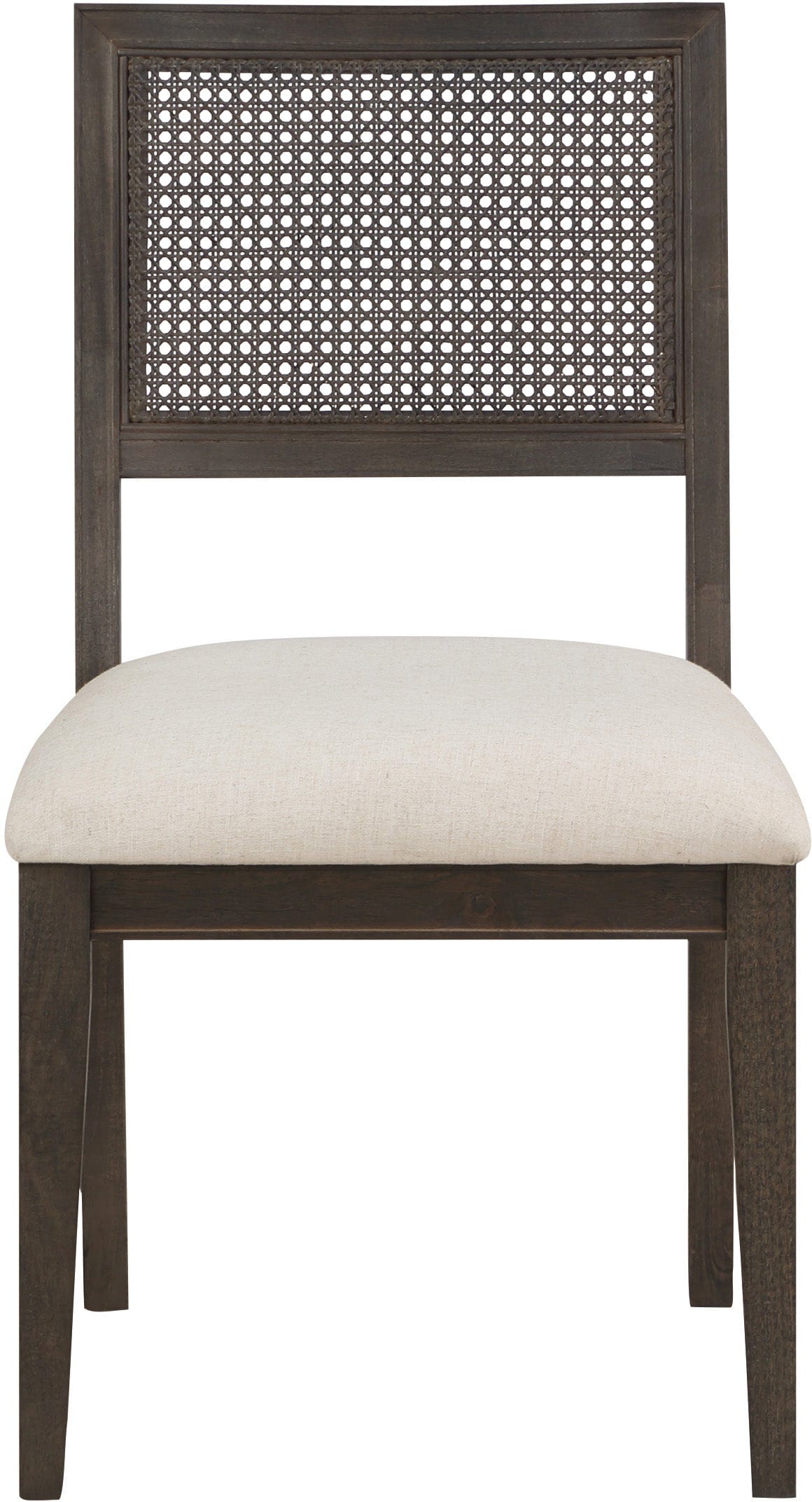 Office Star Lantana Cane Back Dining Chairs - Set of 2, Natural Rattan Seat, Sturdy Metal Frame - Perfect for Kitchen, Dining Room, or Outdoor Patio Furniture