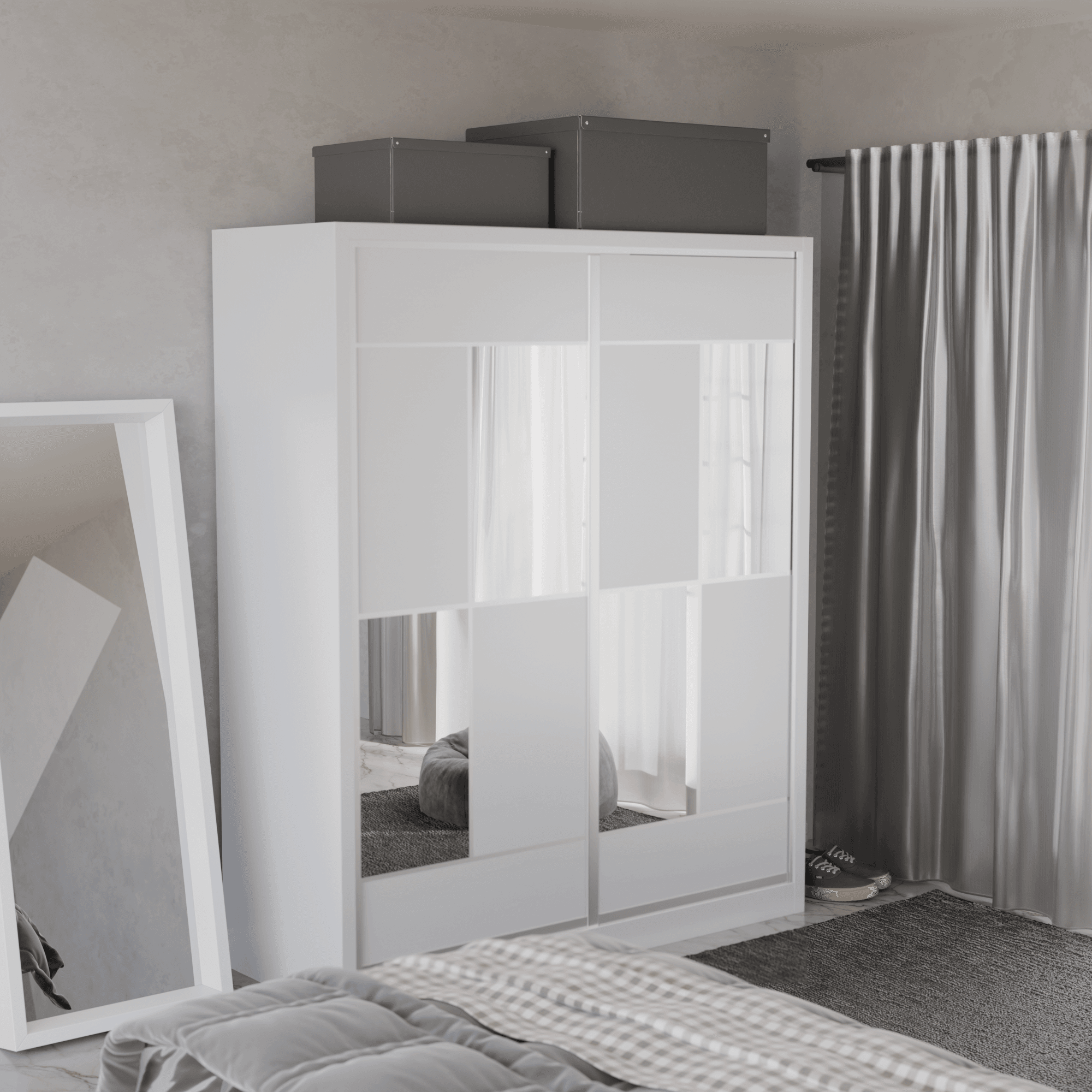 Micasa Modular Wardrobe W03 - Customizable Closet System for Bedroom & Walk-in Closet | Space-Saving Storage Solution for Modern Homes