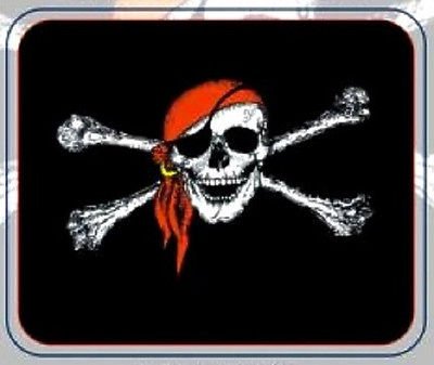 Jolly Roger Red Pirate Skull & Bones Fleece Blanket 50x60 Inches - Soft Polar Fleece Throw for Bed, Couch, or Outdoor Adventures