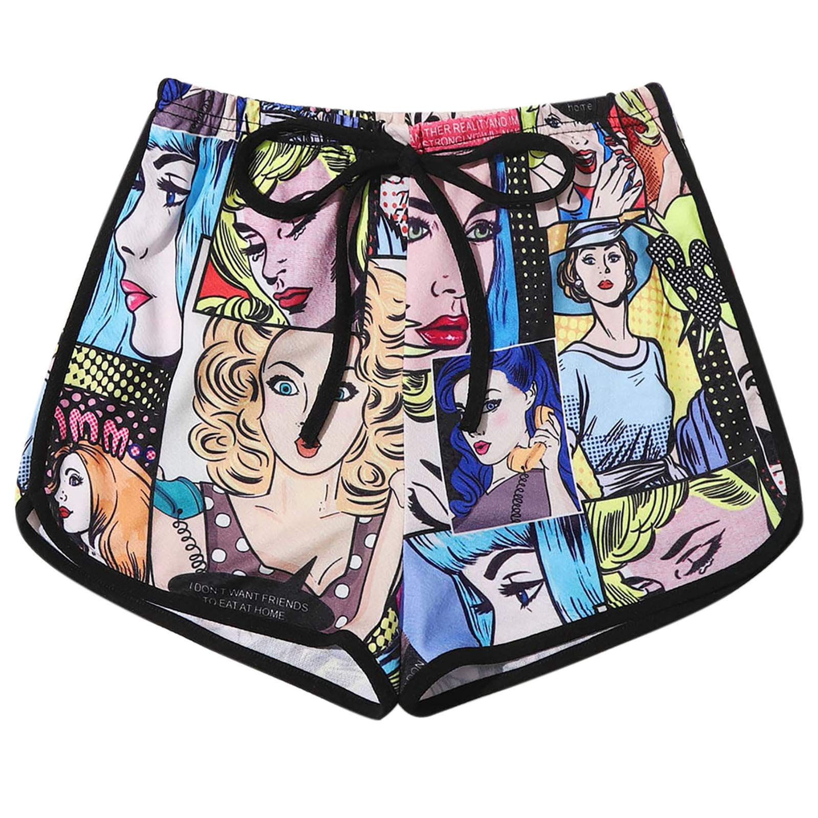 MinjiSF Women's Beach Workout Shorts - High Waist Athletic Shorts with Fishnet Design for Yoga, Running & Summer Casual Wear