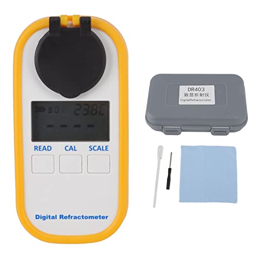 Pssopp Digital Alcohol Tester 0-80% with Smart Brix Refractometer - Accurate Home Brewing Kit for Wine & Beer Making - Easy-Read LCD Display for Hobbyists & Craft Brewers | Perfect for Home Brewing, Winemaking, and Distilling