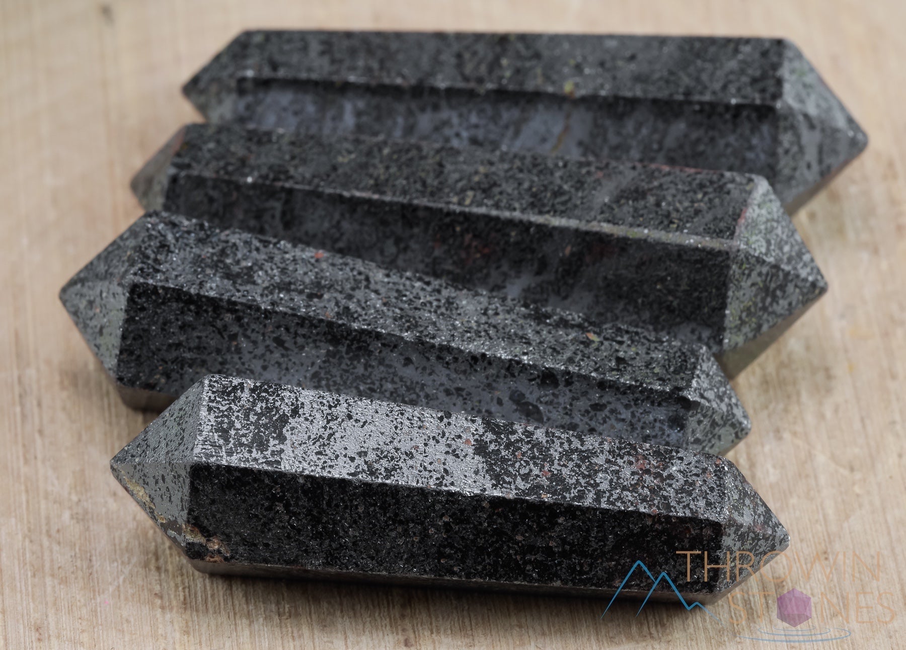 Natural Hematite Crystal Points - Mini Healing Stones for Jewelry Making, Meditation & Energy Work - E1399 | Perfect for DIY Crafts, Chakra Balancing & Spiritual Gifts