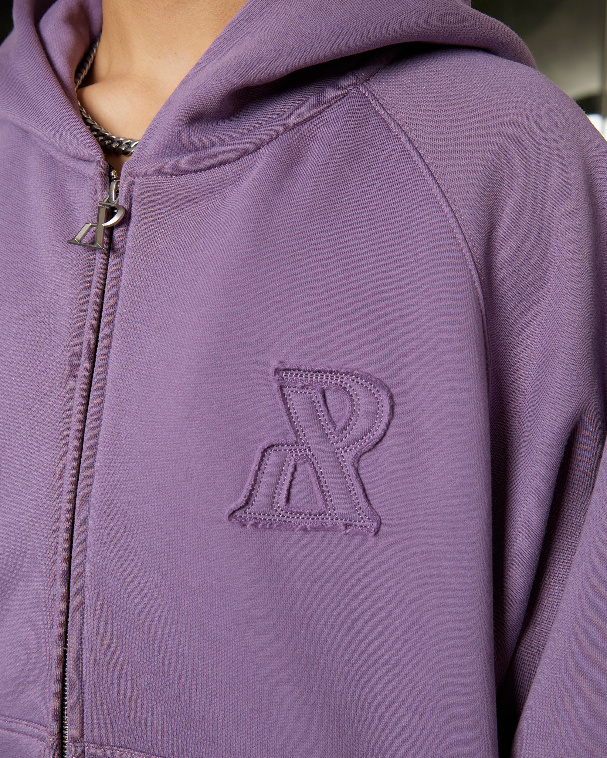 SSS Realism Legacy Zip Hoodie - Violet Fade | Premium Pullover Sweatshirt for Men & Women | Streetwear Fashion for Casual Wear & Outdoor Activities
