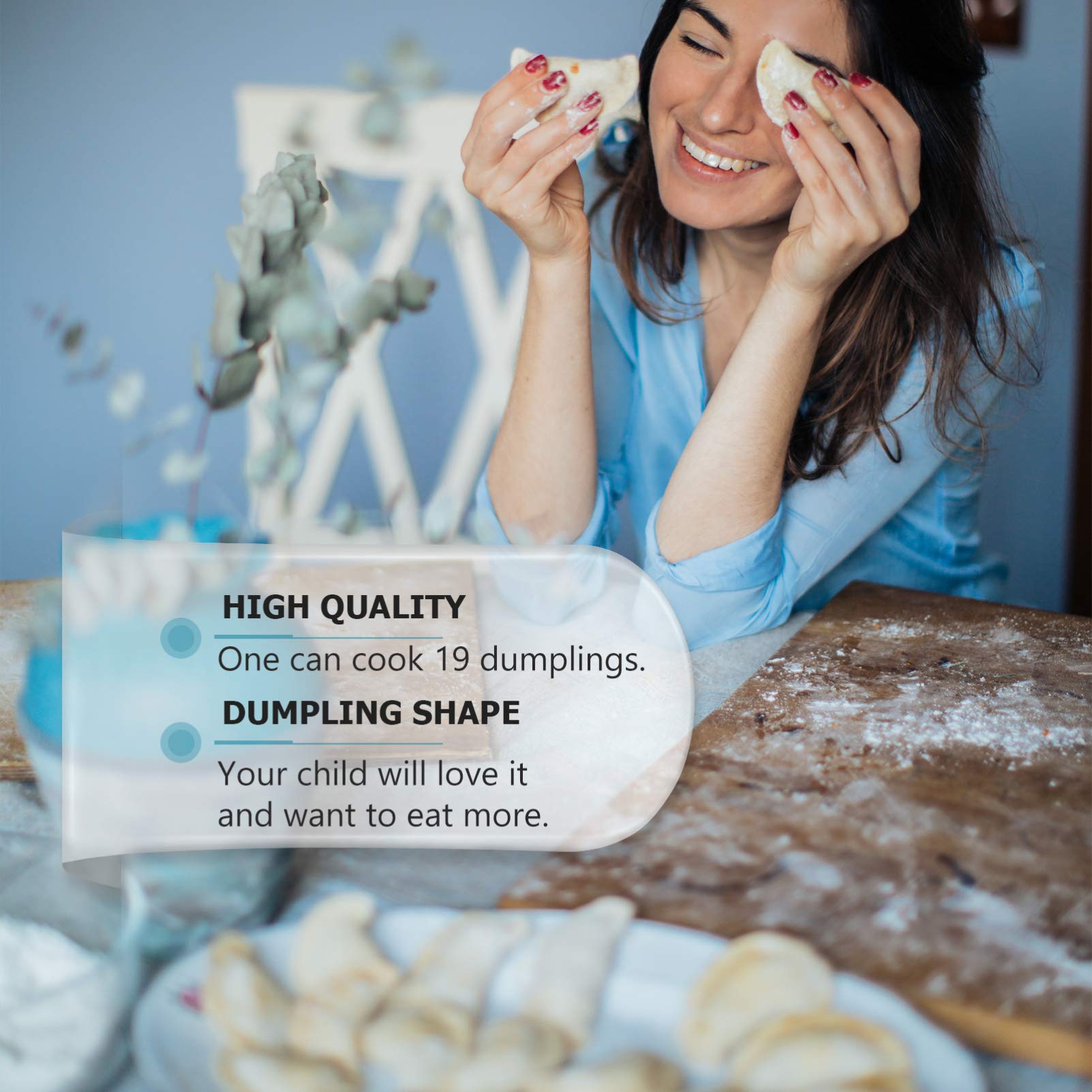19-Piece Dumpling Maker Mold Set - DIY Dumpling Press & Kitchen Tool for Homemade Dumplings, Potstickers, and Gyoza - Perfect for Asian Cooking, Family Meals, and Party Food Prep