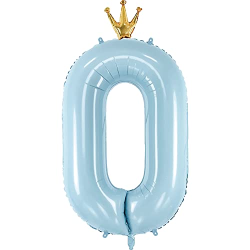 Number 0 With Crown Balloon