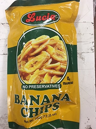 Lucia Banana Chips - Crunchy & Delicious Dried Banana Snacks for Healthy Eating, Vegan & Gluten-Free | Perfect for On-the-Go, School Lunches & Office Snacking