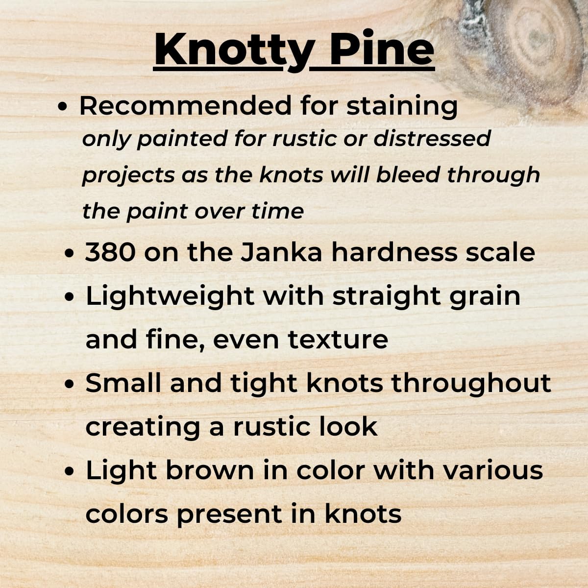 Osborne English Country Dining Table Legs - Set of 4 Unfinished Knotty Pine Wood Legs for Dining Tables & Desks | Ready to Stain | Perfect for Farmhouse, Rustic & DIY Furniture Projects