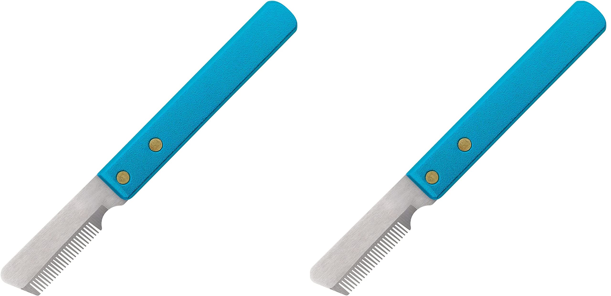 Professional Dog Grooming Stripping Knives - Non-Slip Detailing Tools for Pet Grooming, 5⅝